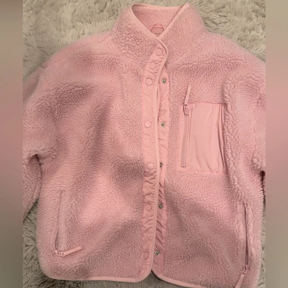 Fabletics Blush Teddy Jacket - Picture 3 of 5